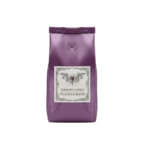 BLIND BAT COFFEE - High Contrast Bat Logo